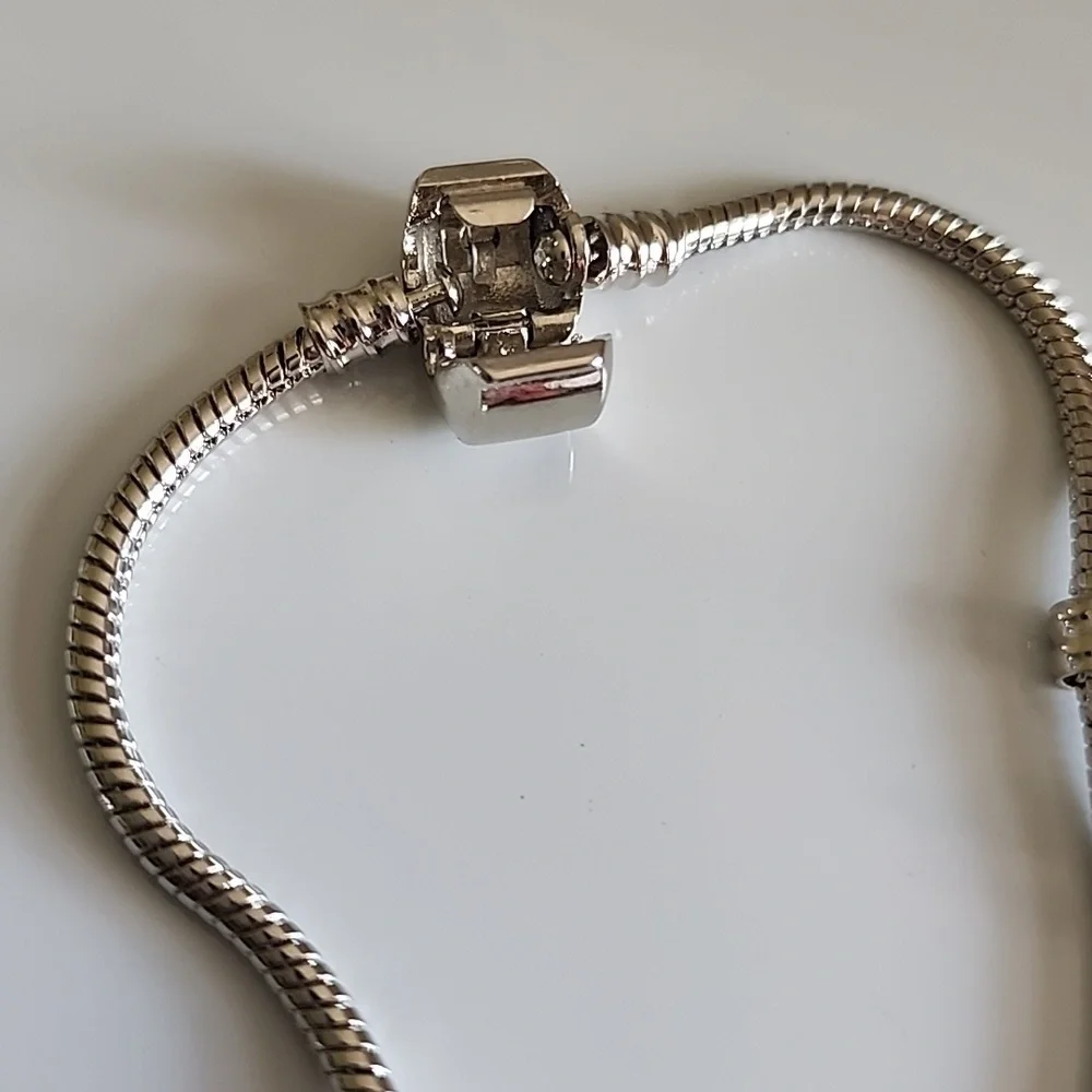 CHARM Bracelet Starter Snake  Bracelet  6.87 inches